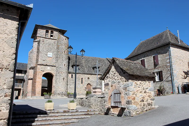 village de la bastide l'eveque en Aveyron